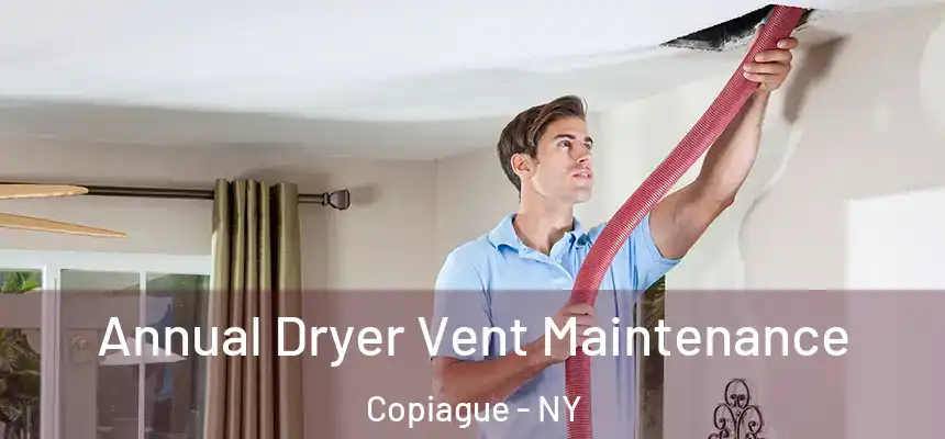  Annual Dryer Vent Maintenance Copiague - NY
